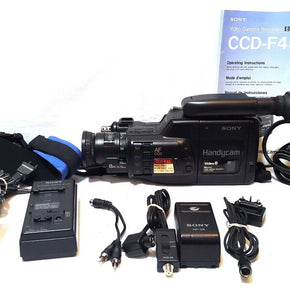 Sony Video Camera Recorder CCD-F45 Video 8 Handycam + accessories PARTS