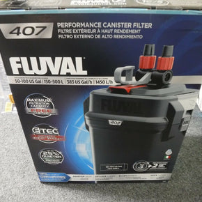 *NEW* Fluval 407 Performance Canister Filter 120Vac (A449)