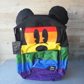 Disney Parks Loungefly Mickey Mouse Rainbow Backpack Bag - NEW