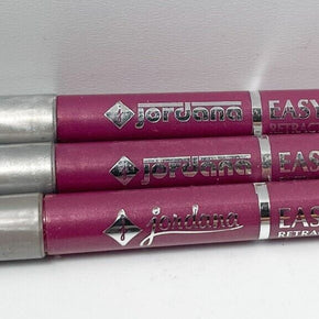 New (3) JORDANA Easyliner For Lips Retractable Pencil - SILVER LILAC