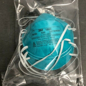 Pack of 3 - 3M N95 1860 Health Care Respirator NIOSH Surgical Mask