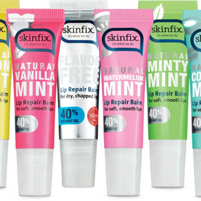 Skinfix Lip Fix Set of 6 Lip Repair Balm with 40% Coconut Oil Sealed 6 X 0.35 oz