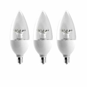 EcoSmart 40-Watt Equivalent B11 Dimmable LED Light Bulb Daylight (3-Pack)