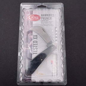 CASE XX Hawkbill Pruner Black Synthetic Folding Pocket Knife New Old Stock USA
