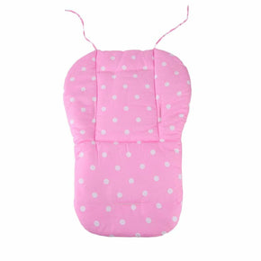 Pink Blue Polka Dot Cushion Pad Mat Seat Liner Cover For Ingenuity High Chairs / Type Pink Cushion