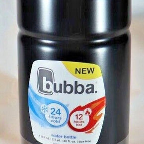 Bubba 40oz Vacuum-Insulated Stainless Push Button Lid Black Purple Blue Cyan / Pattern Black