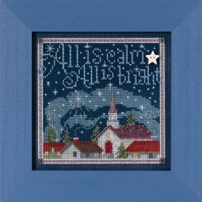 *Mill Hill BUTTONS & BEADS Counted Cross Stitch Kits YOU CHOOSE! Winter,Autumn,+ / Style All is Calm (Church)