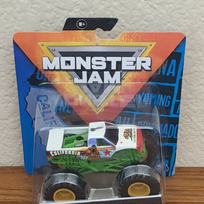 California Golden MONSTER JAM USA Trucks 2021 1/64 Spin Master State Series