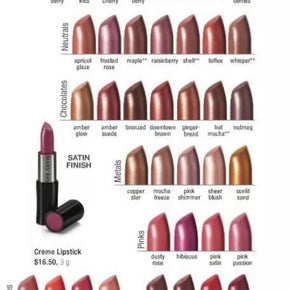 MARY KAY DISCONTINUED CREME LIPSTICK NIB ALL SHADES AVAILABLE READ / PLEASE SEND ME: COPPER STAR