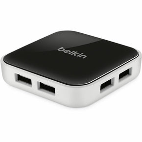 Belkin 7 Port USB 2.0 Hub # f4U022 Black and Silver. New in Box
