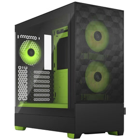 Fractal Design Pop Air RGB Black Green Core TG ATX High-Airflow Clear Tempered