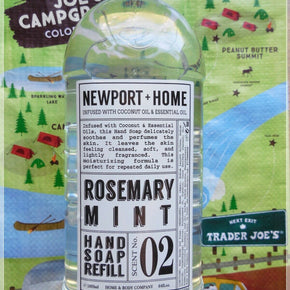 Newport and Home 64 fl oz Refill Rosemary Mint Sweet Orange Hand Soap / Size Type Rosemary Mint