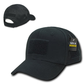 RapDom Tactical Operator Contractor Military Caps Hats with Front Patch Unisex / Hat Color Black / Patch Style 1 - USA Classic