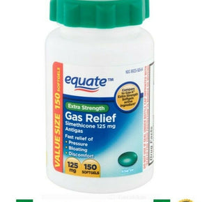 Equate Extra Strength Gas Relief, Simethicone 125mg - 150 Softgels