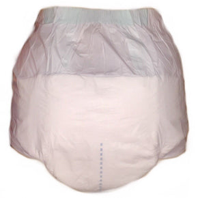 2 Diaper Sample Depends Plastic Adult Pampers Protection w/ tabs, Maxi Briefs D5 / Size L 35"- 49"