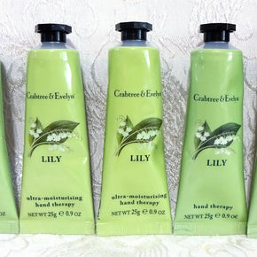 Crabtree & Evelyn LILY Ultra Moisturising Hand Therapy .9 oz X 5