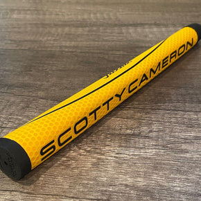 Scotty Cameron Golf Matador Putter Club Grip MIDSIZE Yellow/Black Lettering