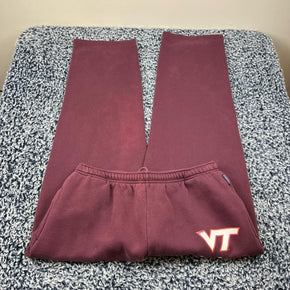 Jansport Virgina Tech Hokies Sweatpants Mens Medium Purple Casual Drawstring