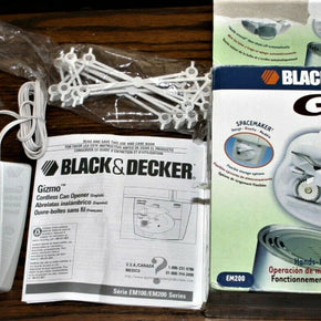 Black & Decker GIZMO Spacemaker EM200 Under The Counter Cordless Can Opener