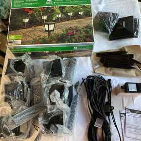 Hampton Bay Wired LED Pathway Landscape Lights Kit, 6 Pack, HD33678B, Parts