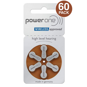 Power One Size 312 p312 PR41 1.45V Hearing Aid Batteries (60 Cells)-FRESH DATES