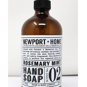 Newport and Home Rosemary Mint Hand Soap 16oz / CHOOSE PACK Single Bottle