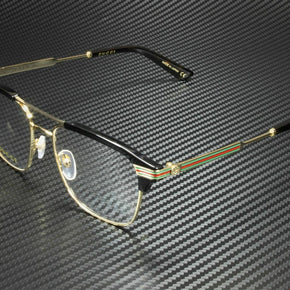 GUCCI GG0241O 002 Rectangular Square Gold Men's Eyeglasses Frame 54 mm