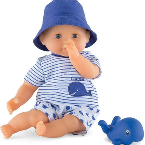 Corolle Mon Premier Poupon Bebe Bath Boy Toy Baby Doll, Blue