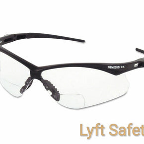 JACKSON NEMESIS 28627 V60 ANSI Rx +2.5 Diopters Readers Safety Glasses~PICK SIZE / Pack Size 1- Pair