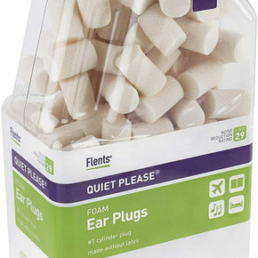 Flents Quiet Please Ear Plugs 100 pair bonus pack NRR 29