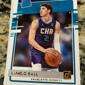 2020-21 Panini NBA ROOKIE You Pick - LaMelo Ball, Anthony Edwards, James Wiseman / Product LaMelo Ball - Donruss Rated Rookie