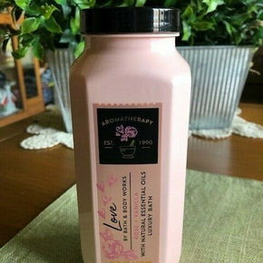 RARE-Bath & Body Works-LOVE Rose Vanilla Bubble Bath-Aromatherapy-15 Oz-NEW