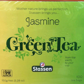 Jasmine Green Tea Stassen Pure 100 Tea Bags #1 Quality- New In Box