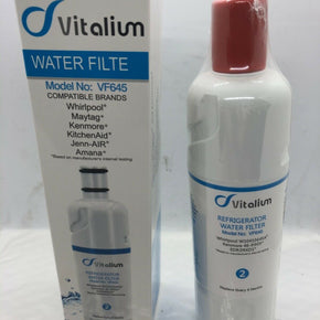 Vitalium Water Filter VF645 #2 Compatible Whirlpool Maytag Kenmore Amana