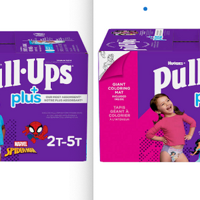 Huggies Pull-Ups Plus Training Pants Diapers for Boys-Girls Select Sizes / Gender Boys / Size Size 2T-3T: 18-34lbs, 128ct