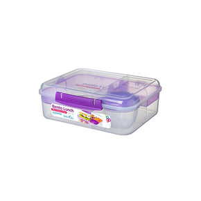 Sistema To Go Collection Bento Box Plastic Lunch and Food Storage Container, 6.9