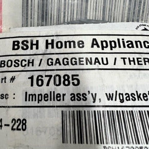 BRAND NEW ORIGINAL PART 167085 Bosch Dishwasher R8B8 Sealing Kit 00167085
