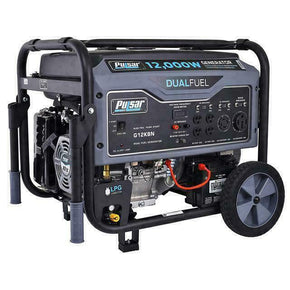 Pulsar 12000 Watt Portable Dual Fuel Propane/Gas Generator Electric Start G12KBN