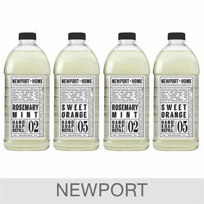 Home and Body Hand Soap Refill, 4-pack Newport 64 fl oz -(4 pack) Sweet Orange