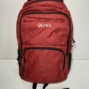 Stylish Travel Laptop Backpack | Built-in USB Connection | Red/Black | NEW!