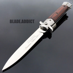 9" TAC FORCE Italian MILANO Stiletto Spring Assisted Open Pocket Knife Classic