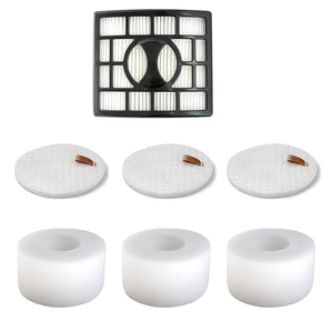 Replacement Filters for Shark Rotator UV810 Vacuum Replace Parts XFF680 & XHF680 / Model 3Foam & Felt+ 1HEPA Filter