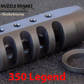 5/8x24  350 Legend  muzzle brake  w/ free crush washer. Made in the U.S.A.