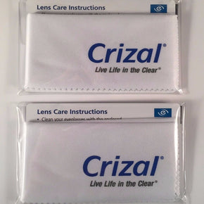 3 CRIZAL FULL SIZED Sealed Microfiber Cleaning Cloth Glasses Phone Lens Camera