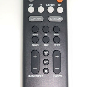 Yamaha VCQ9140 Sound Bar Remote Control for YAS-109, YAS-209, ATS-1090, ATS-2090