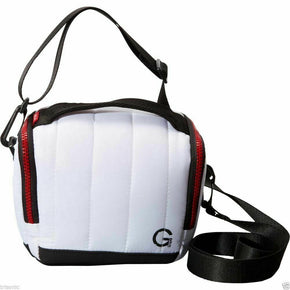 NEW Golla fits MIRRORLESS CAMERA & Lens or DSLR - White BAG IONA Stylist Case