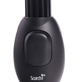 Scorch Torch Single Flame Modern Button Butane Refillable Torch Lighter / Color: Black