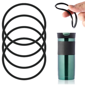 4 Pack Replacement Gasket Compatible with Contigo Snapseal Byron Travel Mug 16oz