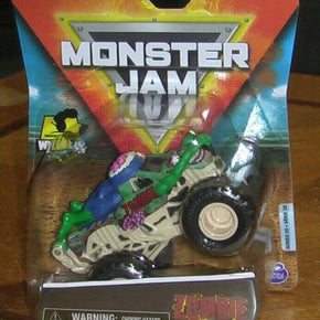 2021 Spin Master Monster Jam Truck w/ Wheelie Bar Zombie 1:64 Series 20 & POSTER