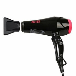 Berta 1875W Negative Ion Hair Blow Dryer with 2 Speed and 3 Heat Setting Ceramic